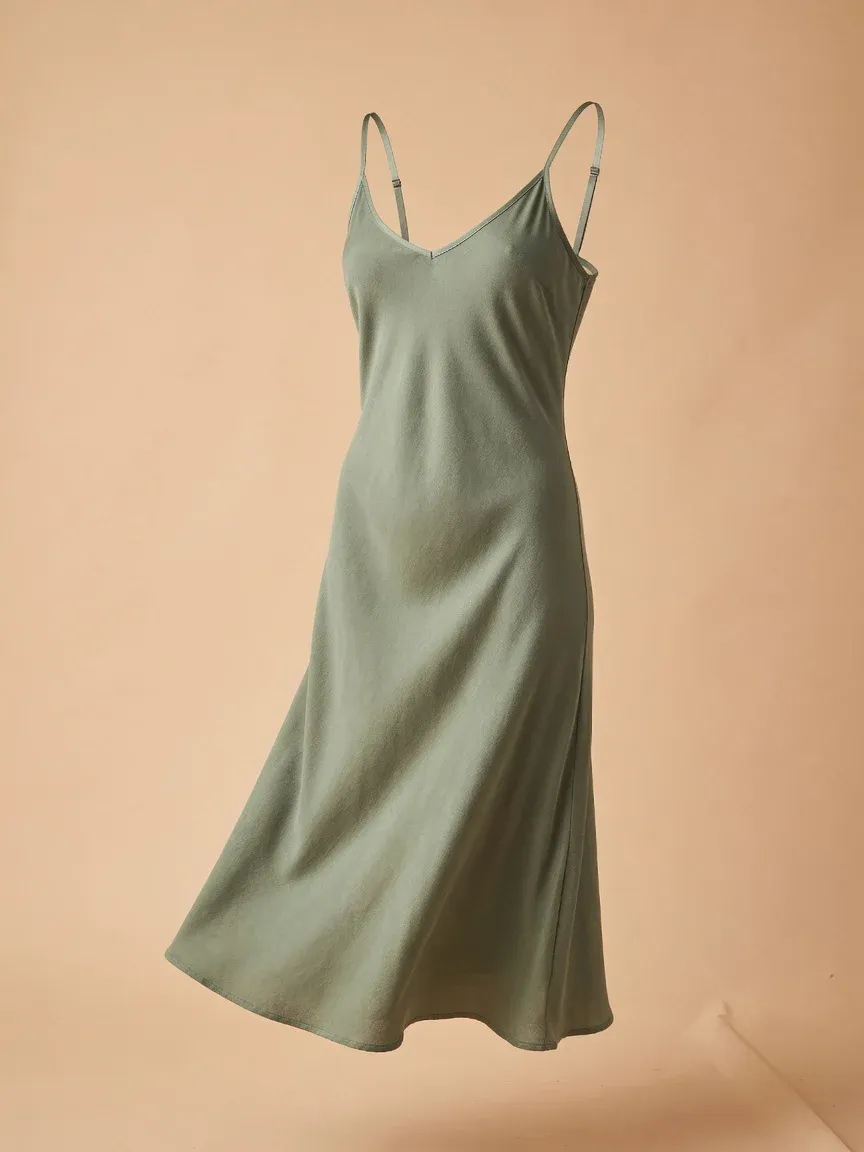 Dawncut Bias Slip Dress
