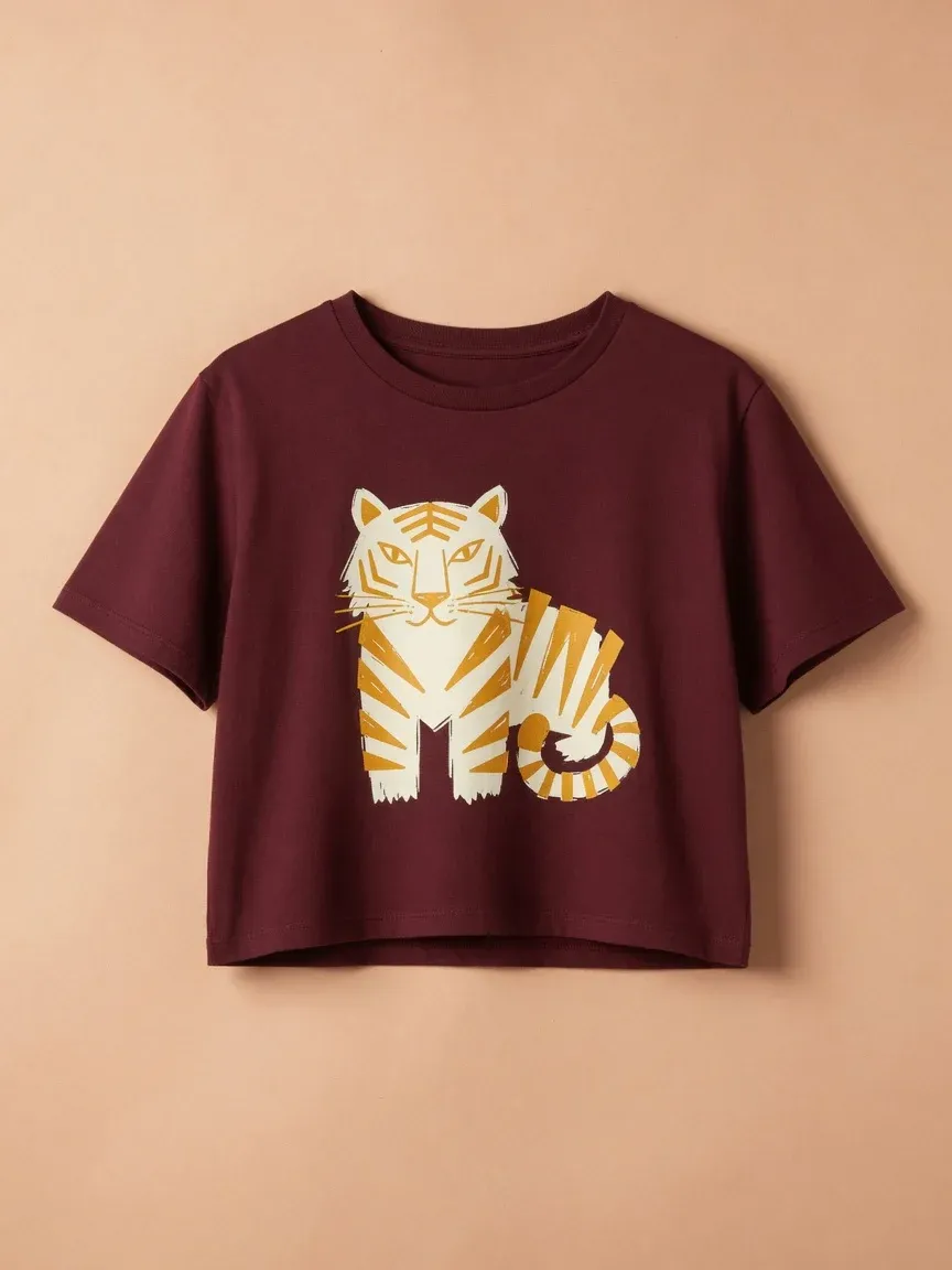 Northloom Cropped Tiger Tee