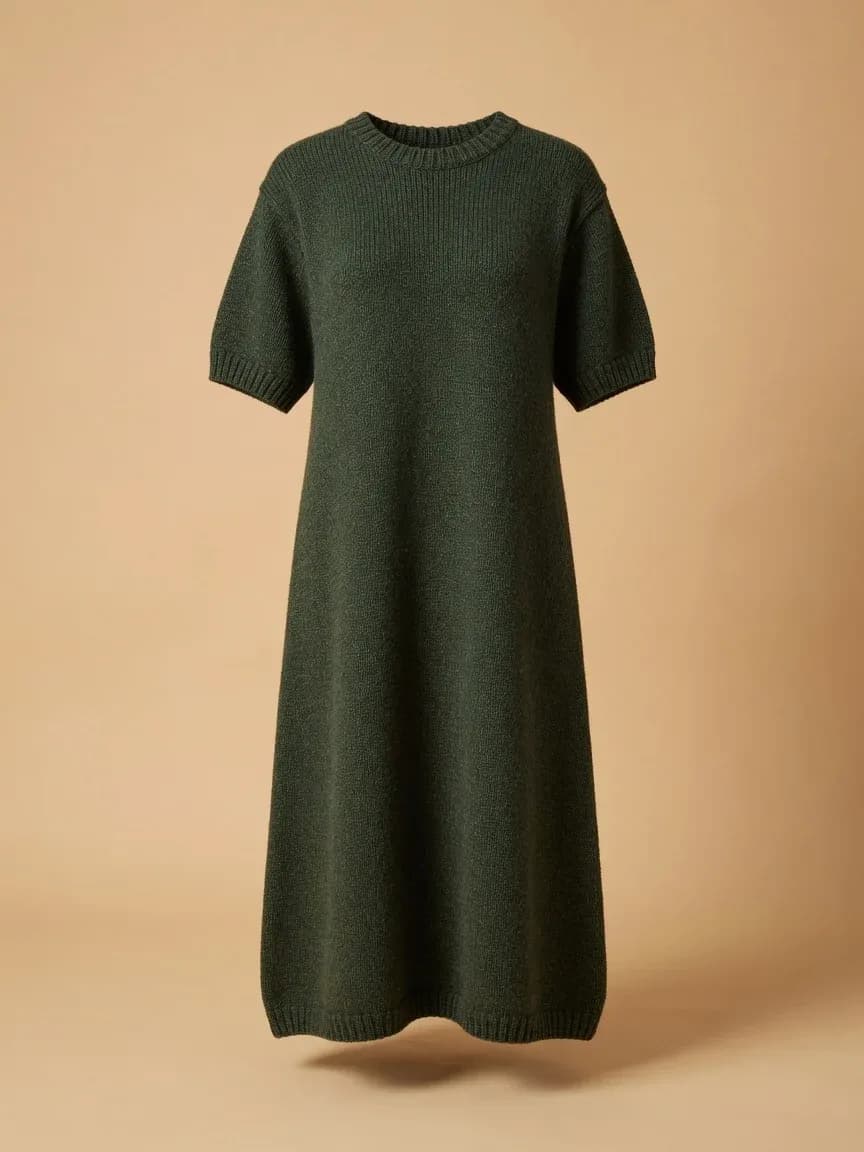 Velvet Lane Knit Midi Dress